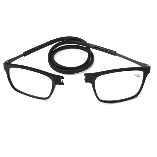 Anti-lost Silicone Magnet Hanging Neck Foldable Presbyopic Glasses