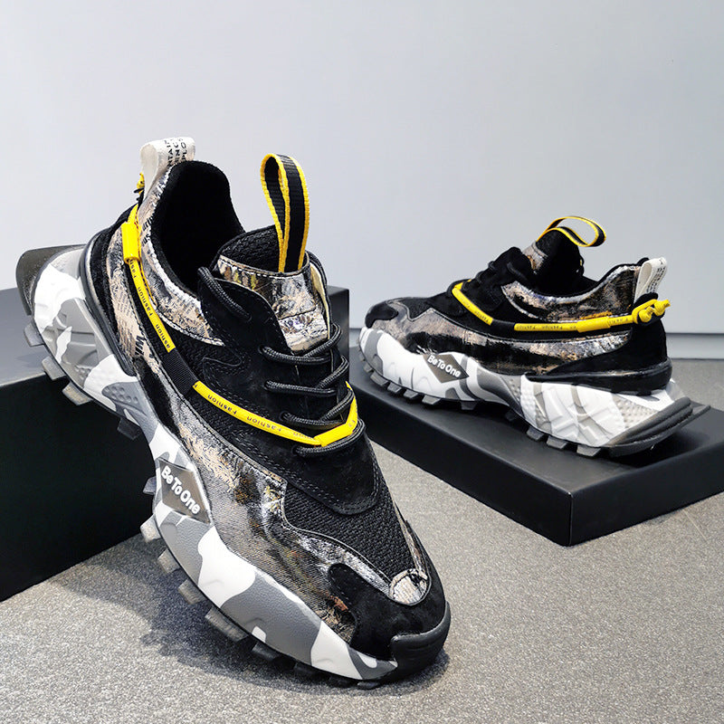 Men's casual stitching sneakers