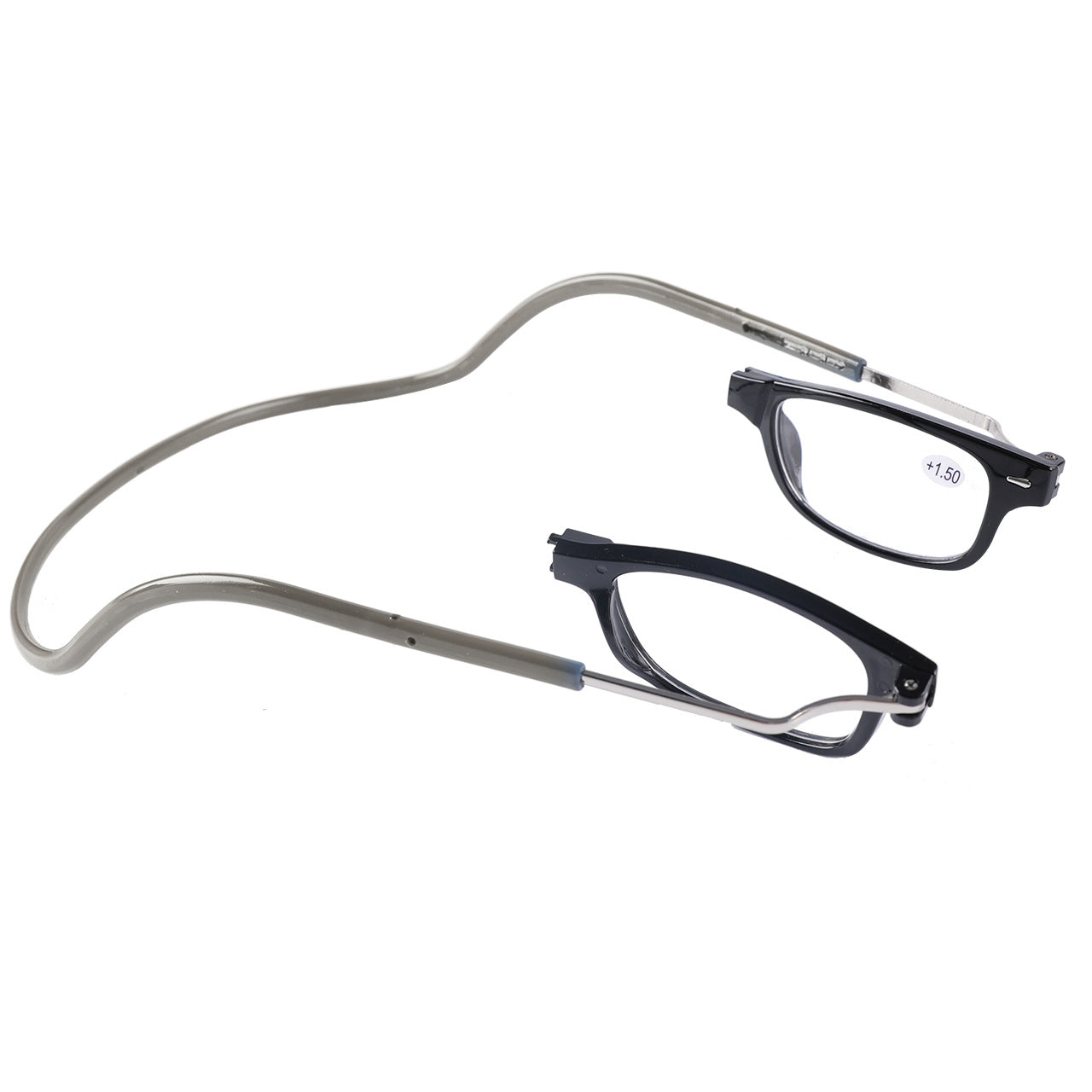 Anti-lost Silicone Magnet Hanging Neck Foldable Presbyopic Glasses